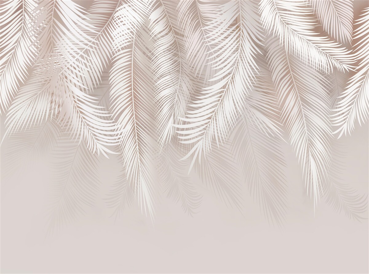 Фотошпалери ніжно-рожеве пір'я