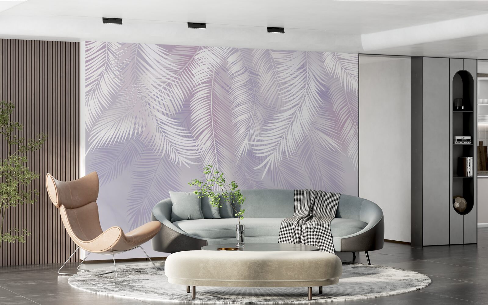 Фотошпалери тропічне листя, що опадає