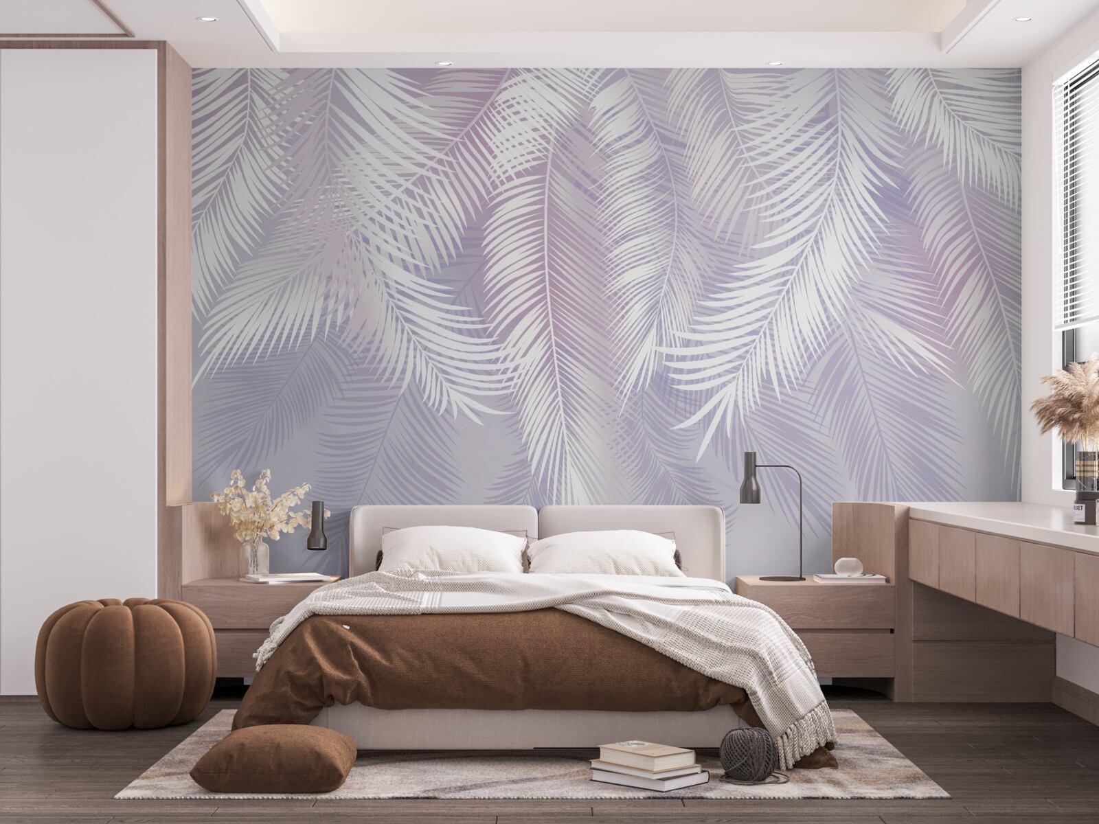 Фотошпалери тропічне листя, що опадає