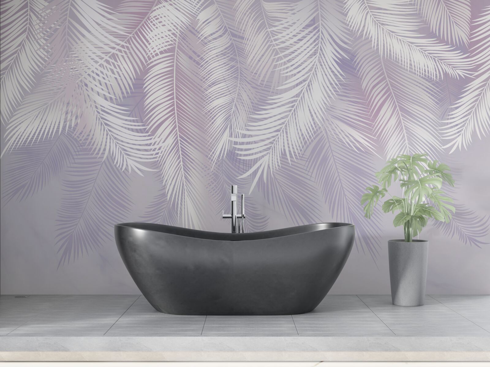 Фотошпалери тропічне листя, що опадає