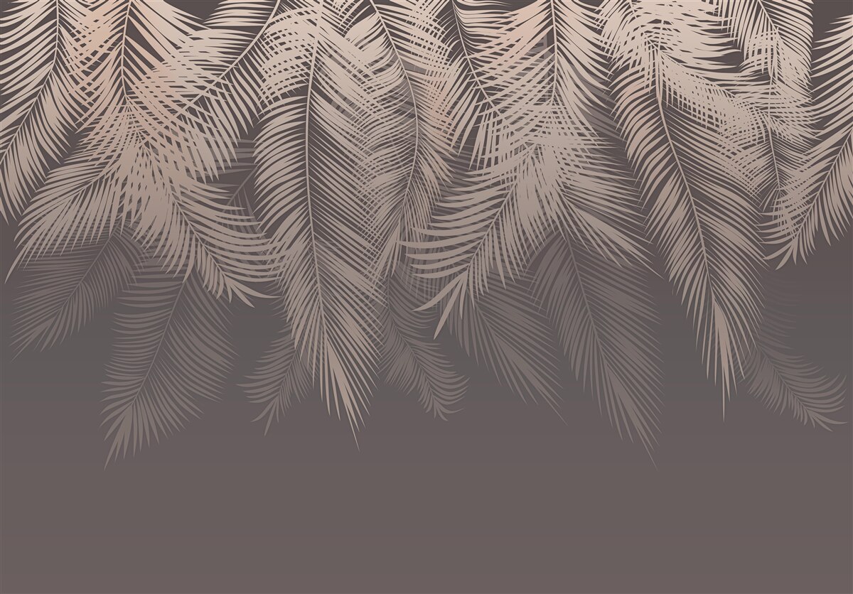 Фотошпалери золоте пальмове листя