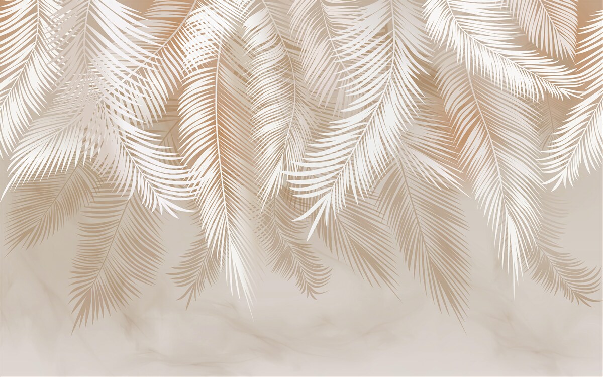 Фотошпалери пальмове листя тропіків