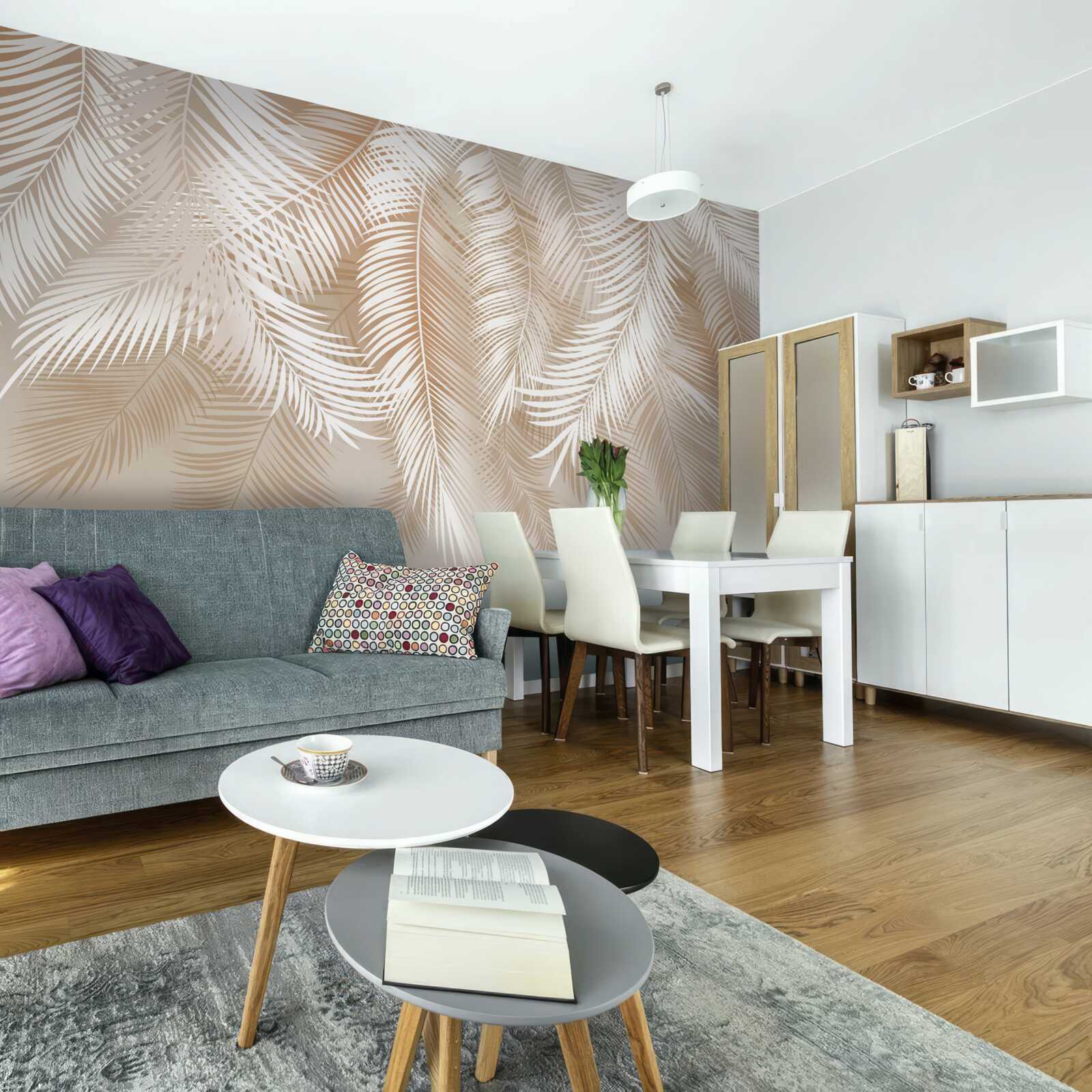 Фотошпалери пальмове листя тропіків