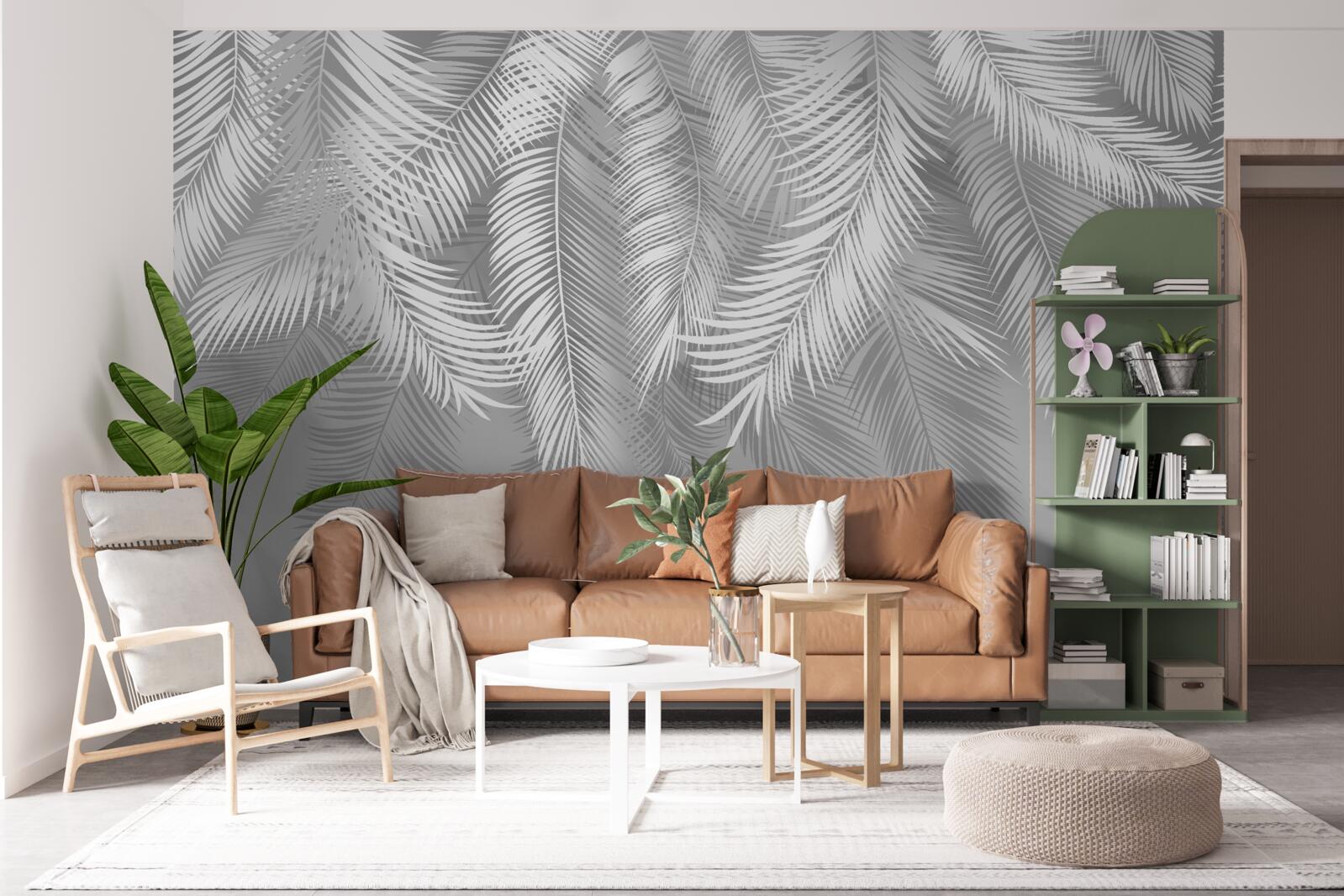 Фотошпалери тропічне листя