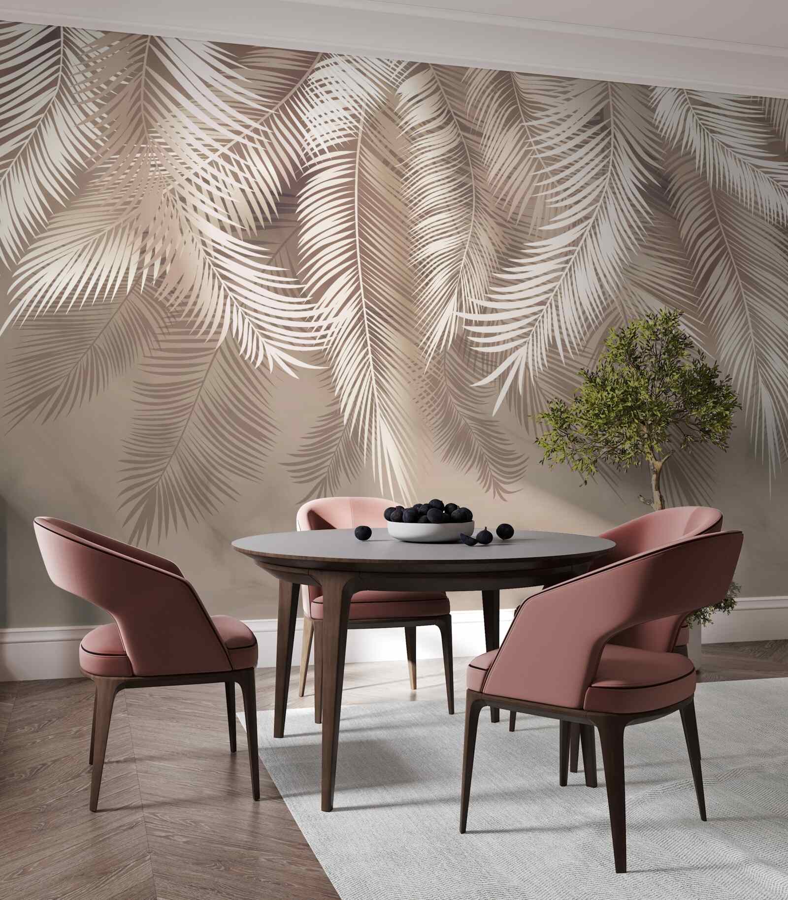 Фотошпалери велике пальмове листя