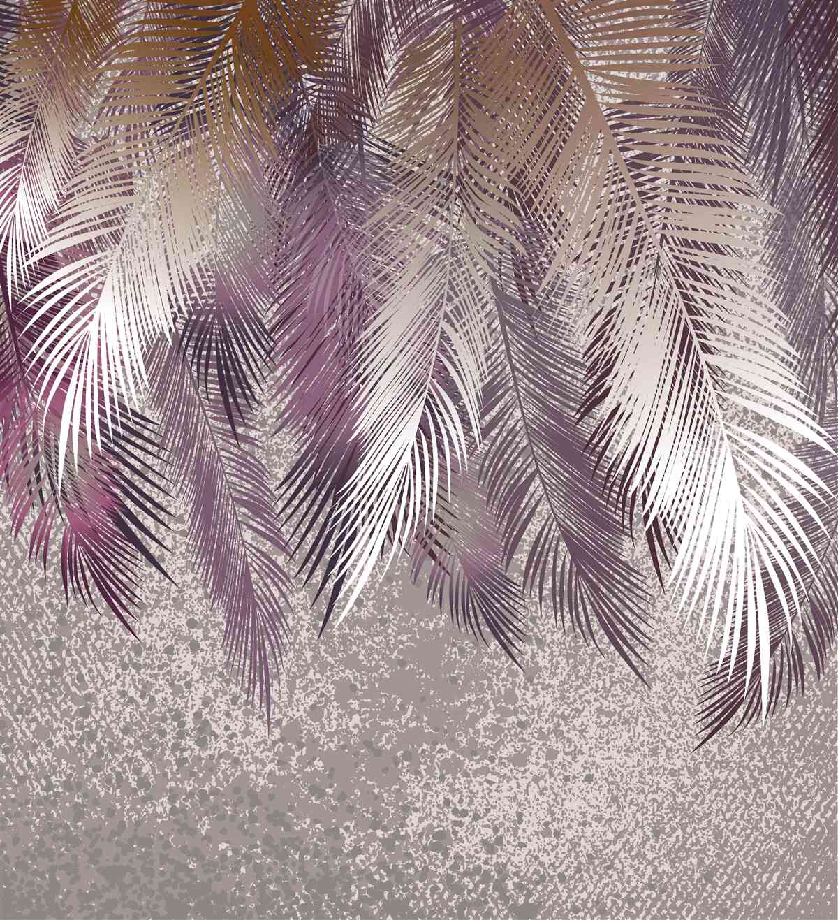 Фотошпалери важке пір'я звисає