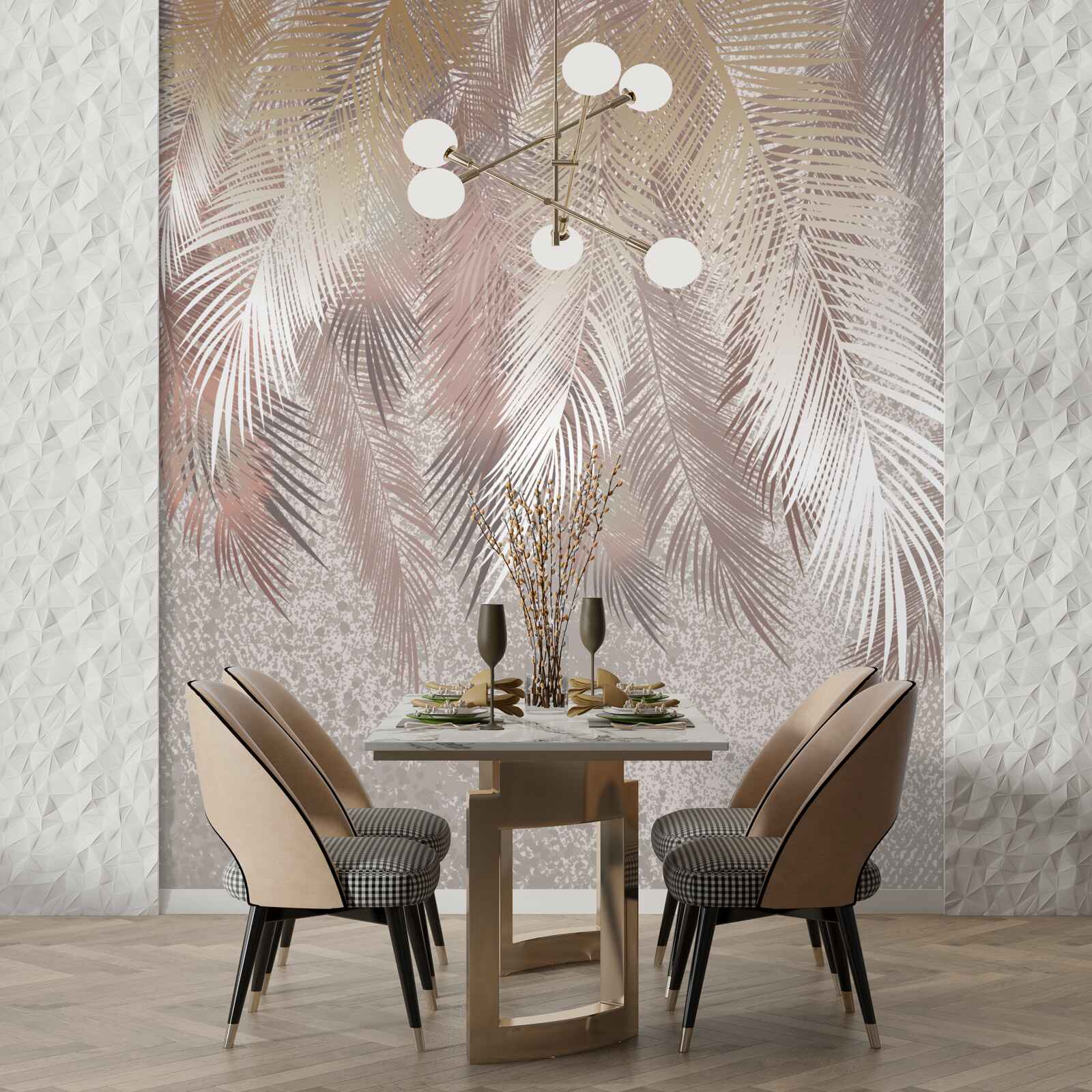 Фотошпалери пишні шлейфи прагнуть вологи