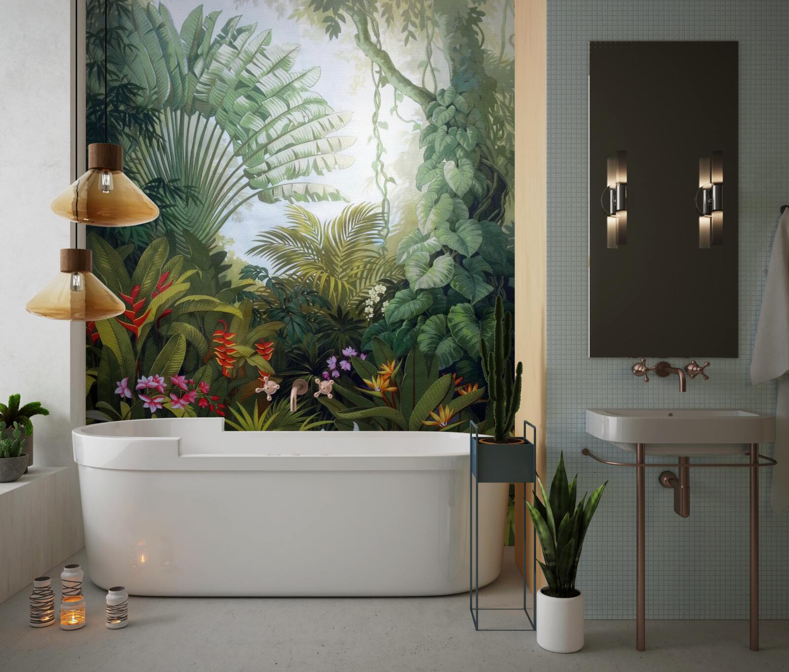 Фотошпалери захоплюючі та таємничі тропічні ліси