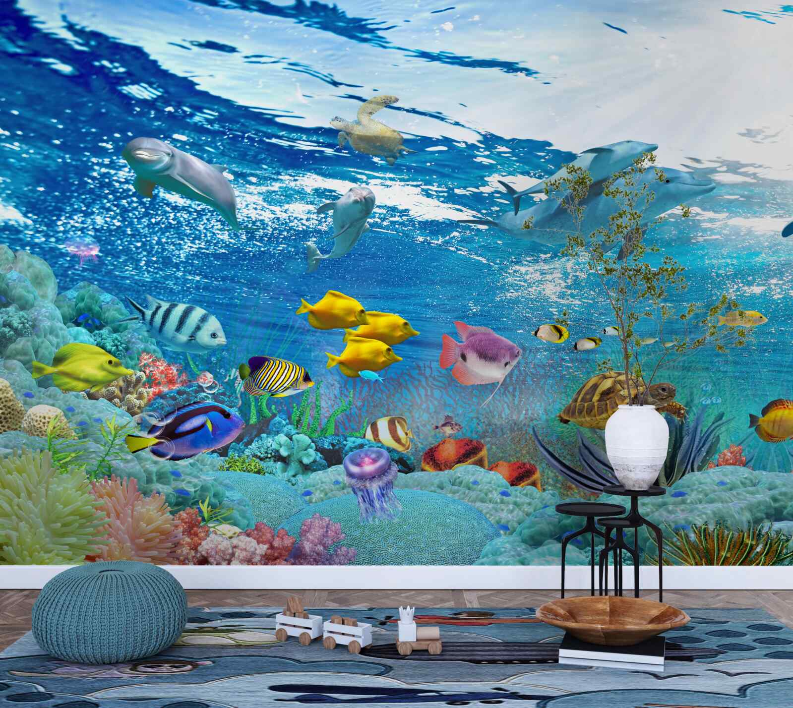 Фотошпалери Світ під водою на глибині
