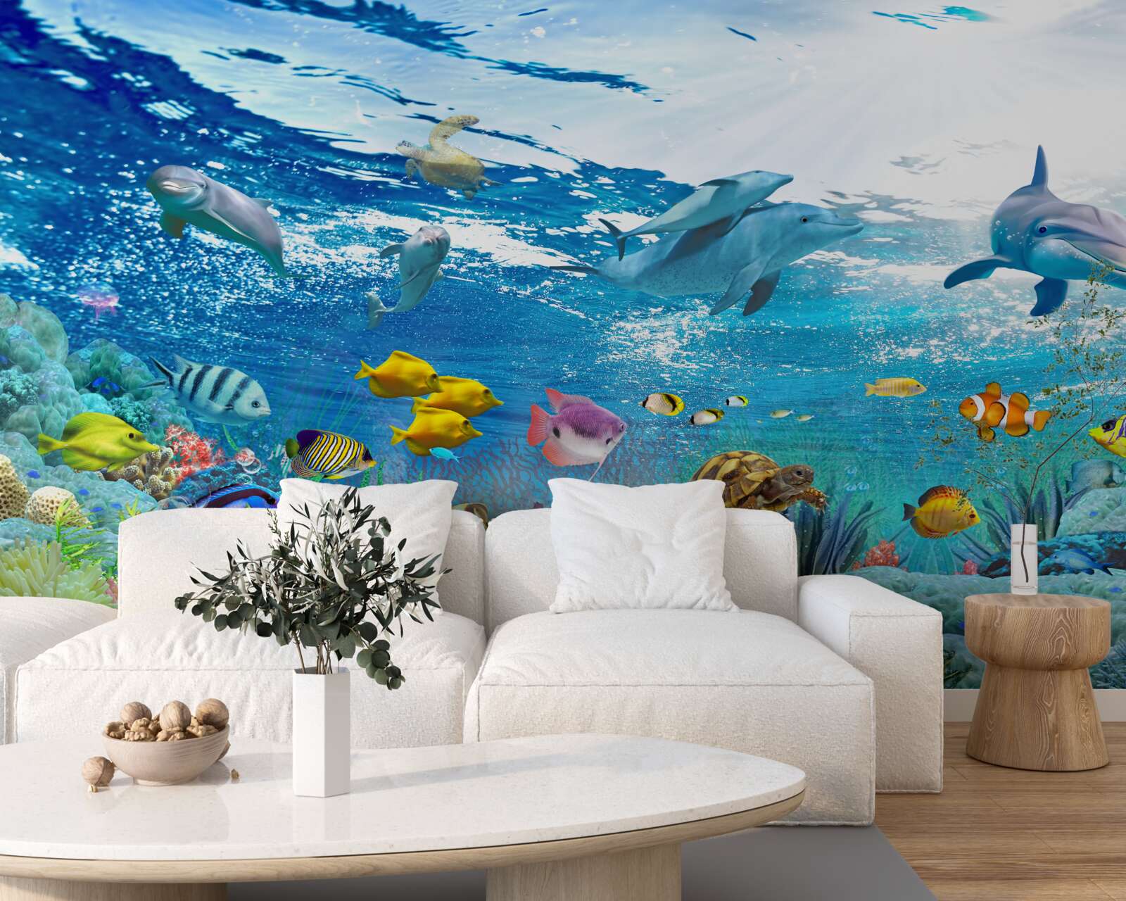 Фотошпалери Світ під водою на глибині