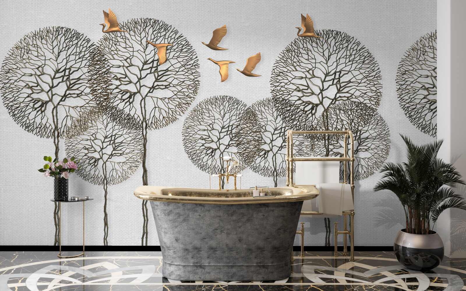 Фотошпалери метелики та багатоніжки