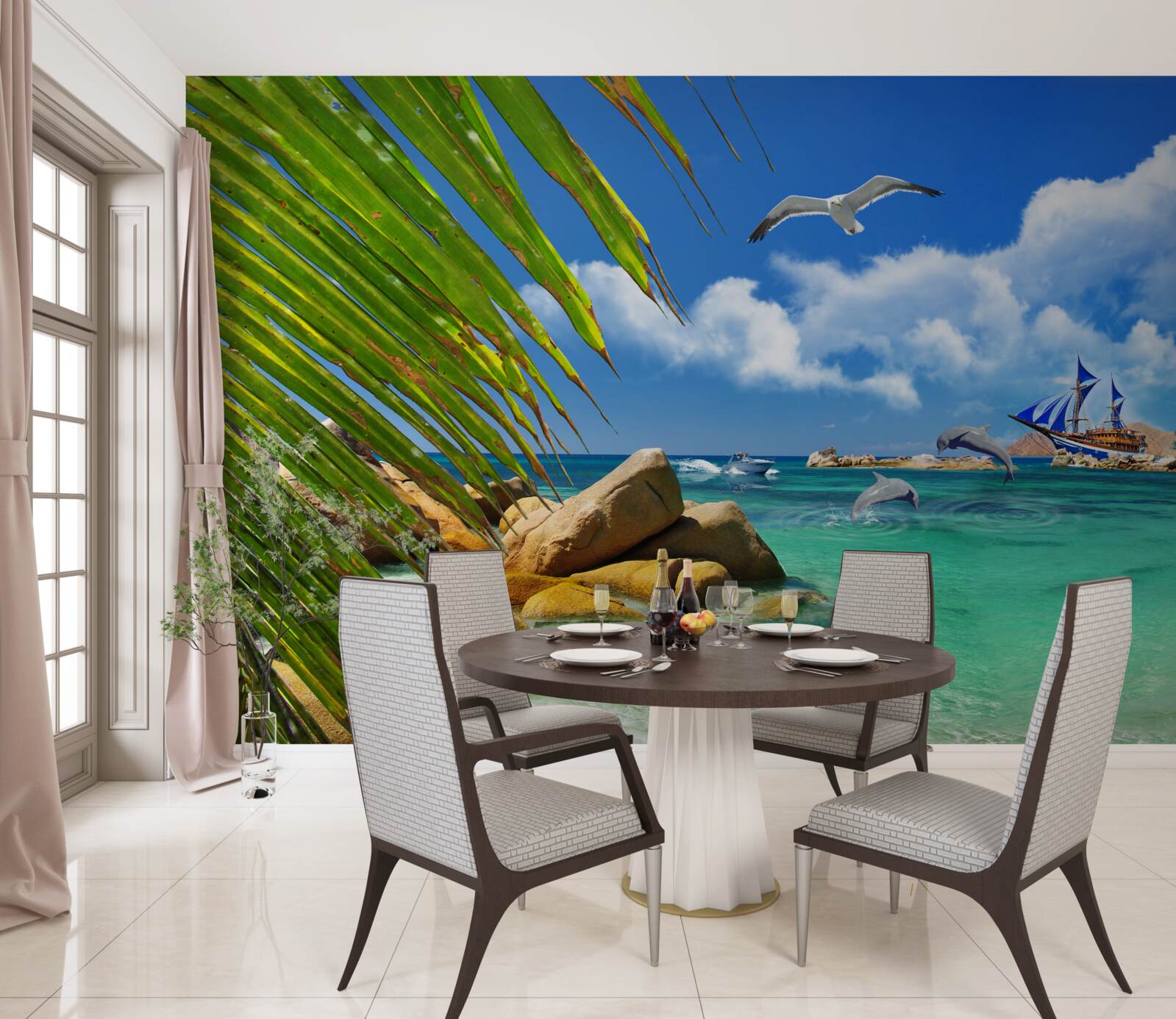 Фотошпалери океанічні та тропічні райони