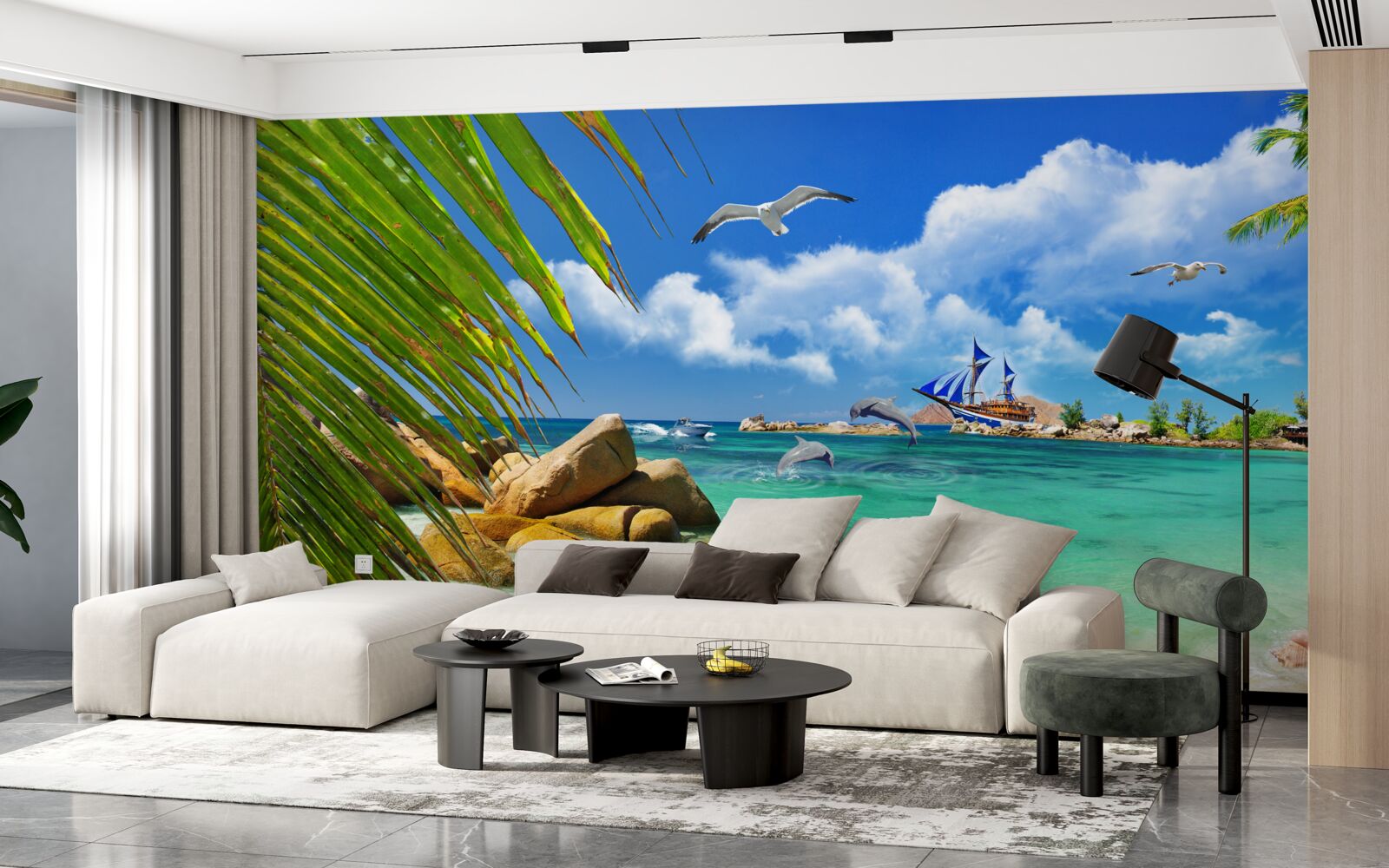 Фотошпалери океанічні та тропічні райони