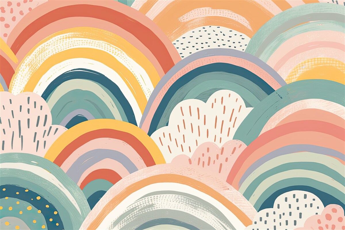 Фотошпалери веселки всіх кольорів