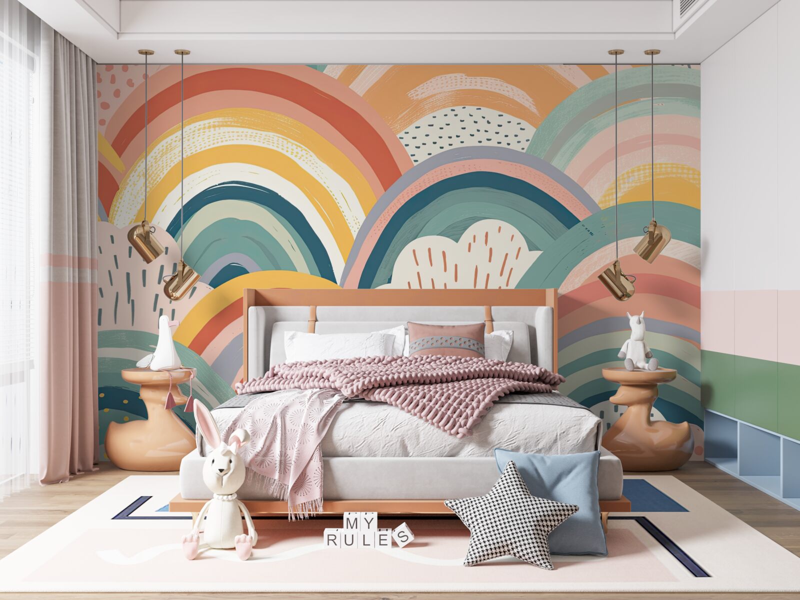 Фотошпалери веселки всіх кольорів