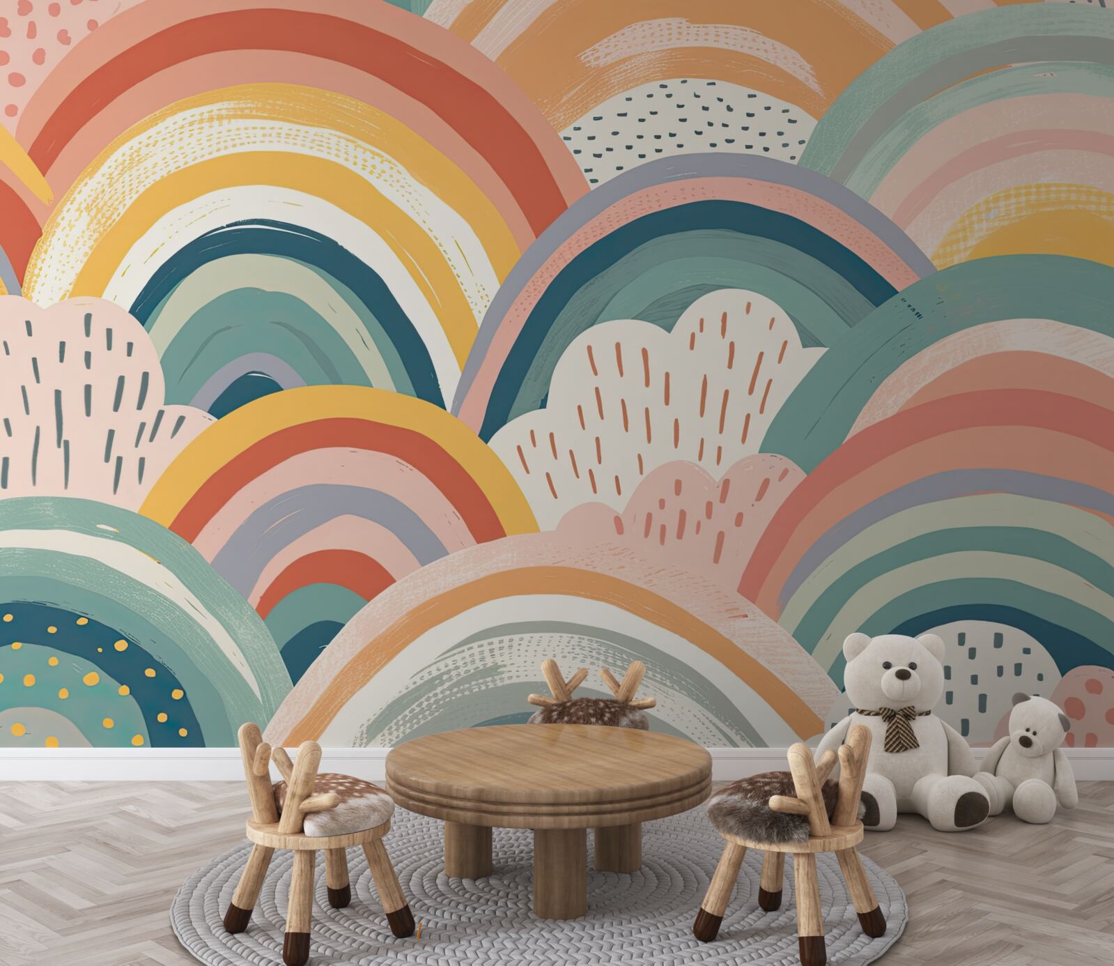 Фотошпалери веселки всіх кольорів