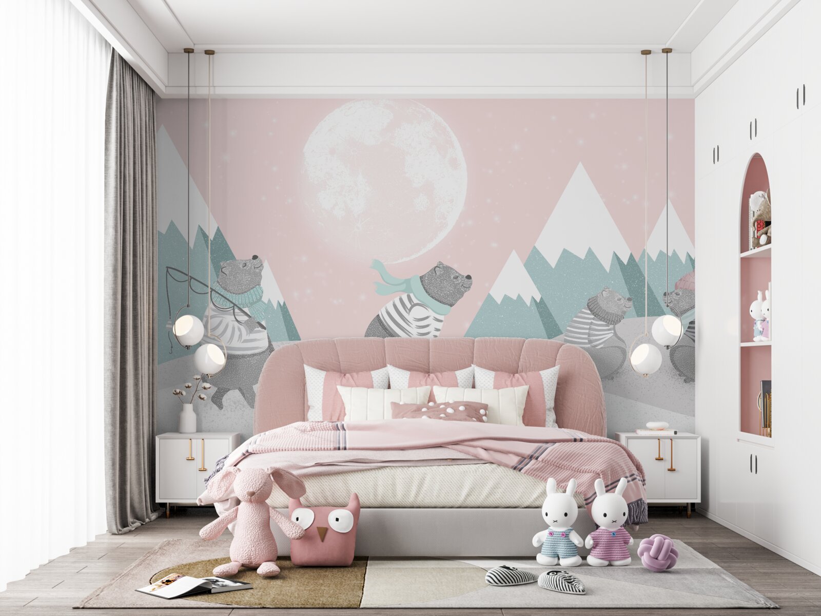 Фотошпалери гірські ведмеді