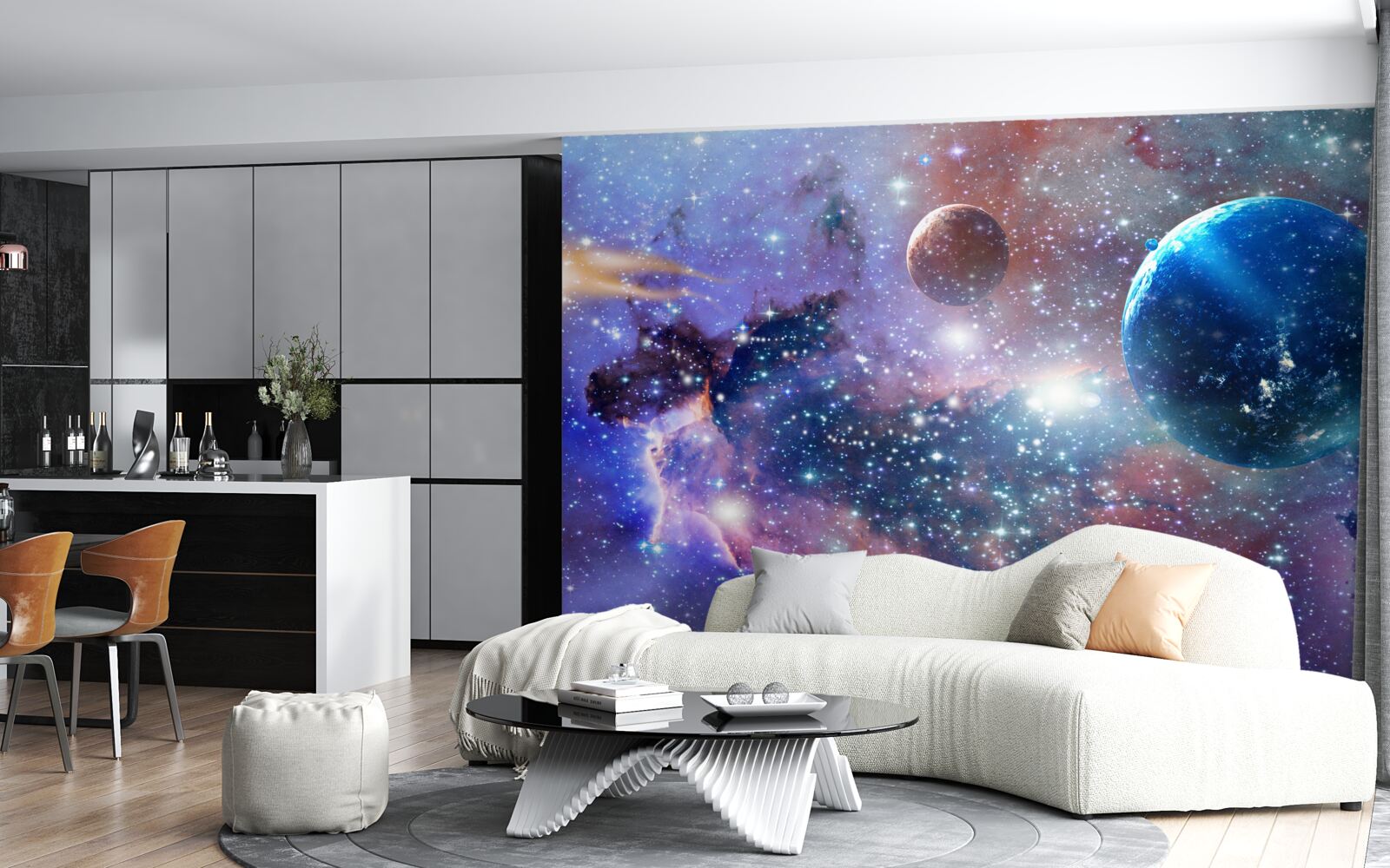 Фотошпалери яскравий всесвіт