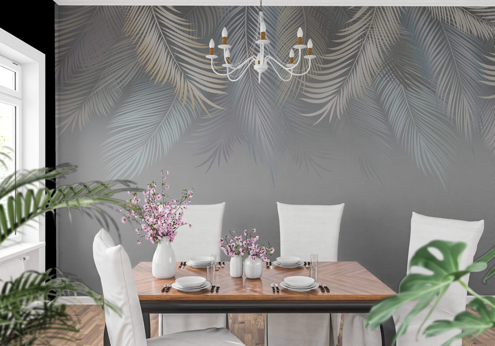 Фотошпалери м'яке листя папороті