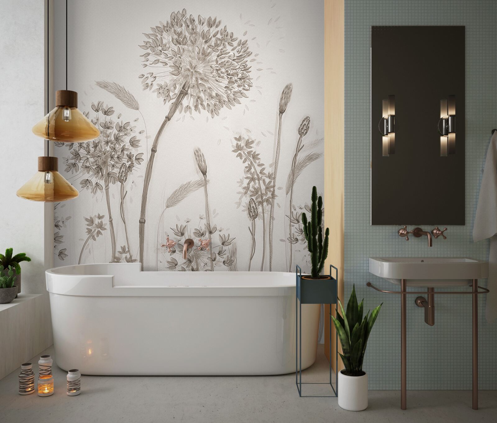 Фотошпалери унікальна флора