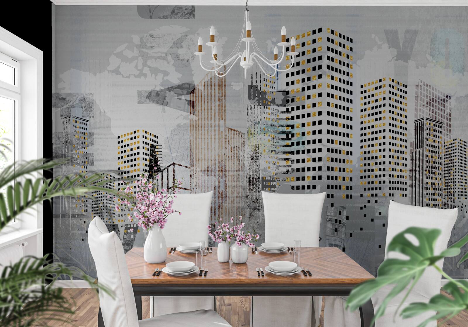 Фотошпалери місто, зображене на фото