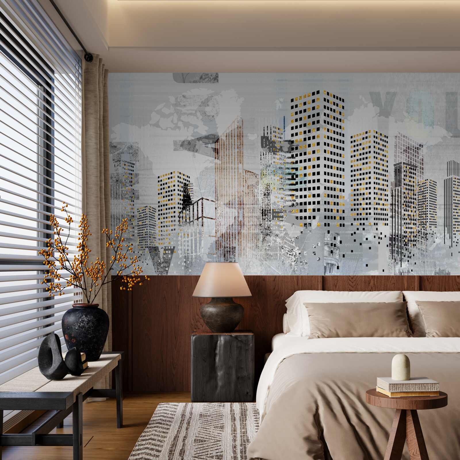 Фотошпалери місто, зображене на фото