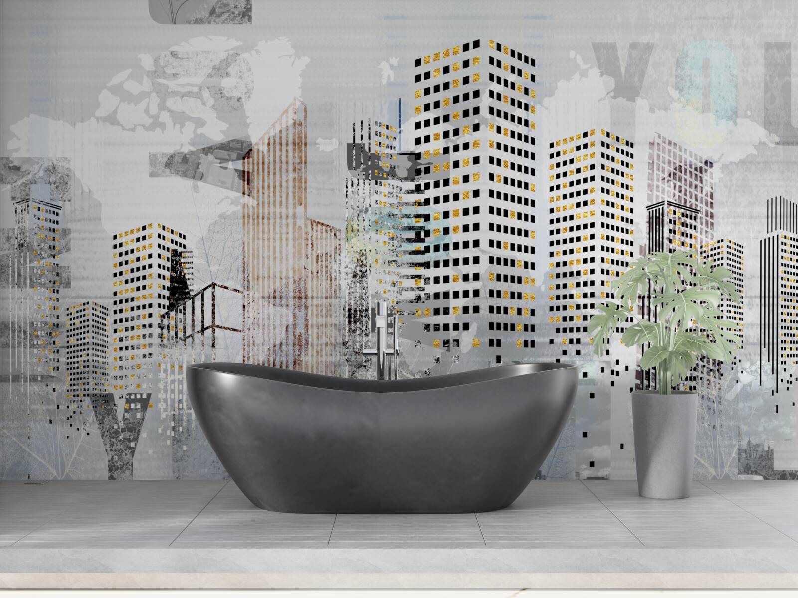 Фотошпалери місто, зображене на фото