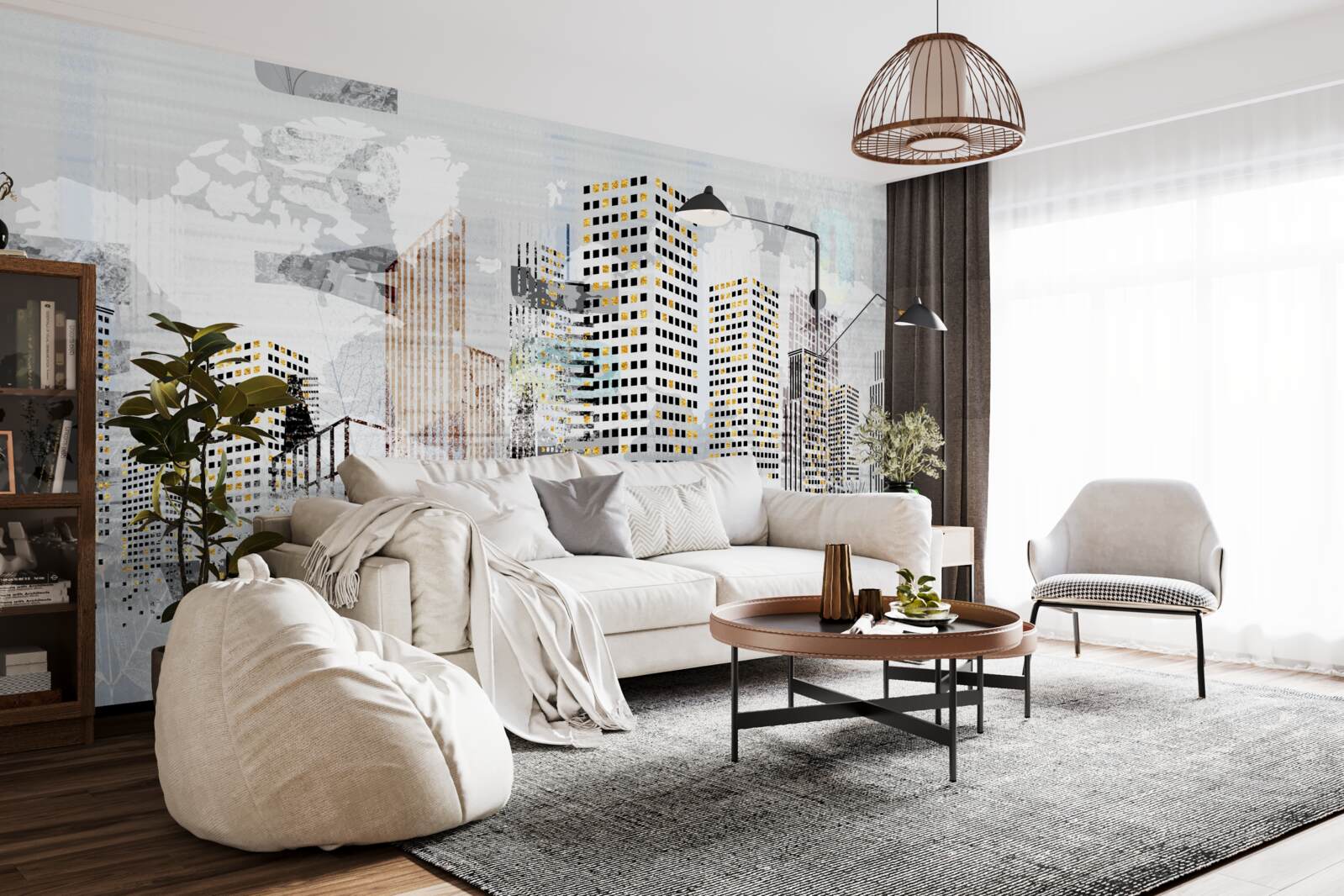 Фотошпалери місто, зображене на фото