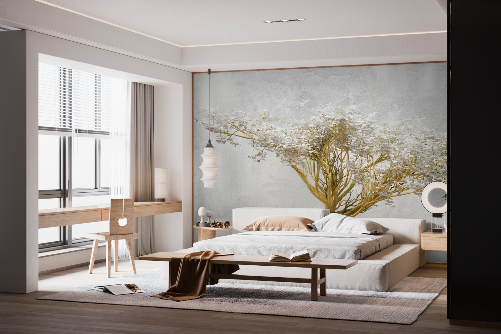 Фотошпалери чарівне дерево у розквіті сил