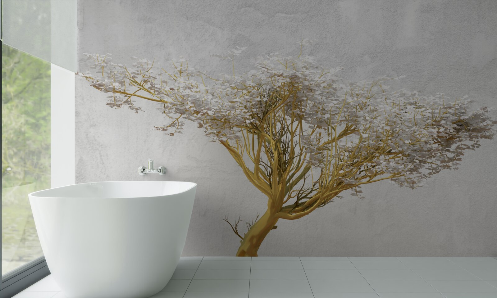 Фотошпалери чарівне дерево у розквіті сил