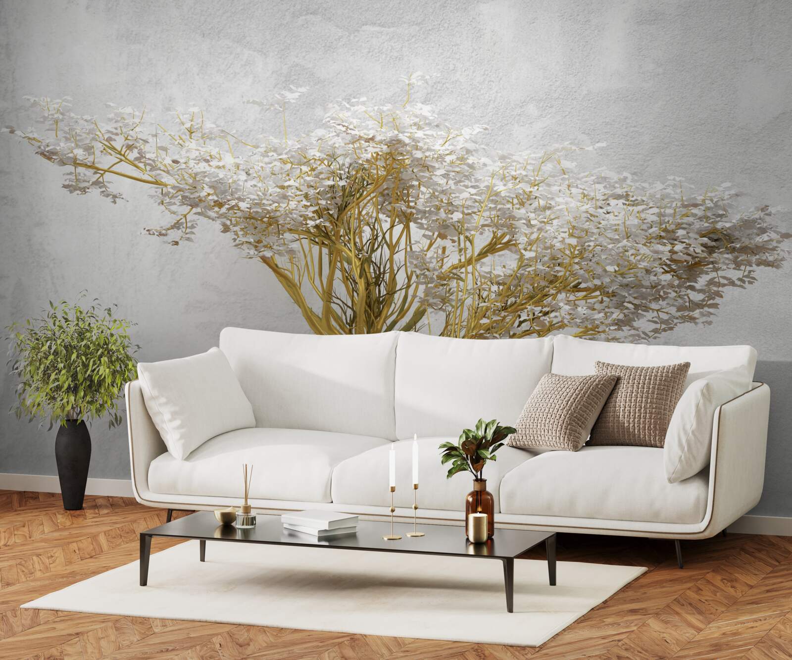 Фотошпалери чарівне дерево у розквіті сил