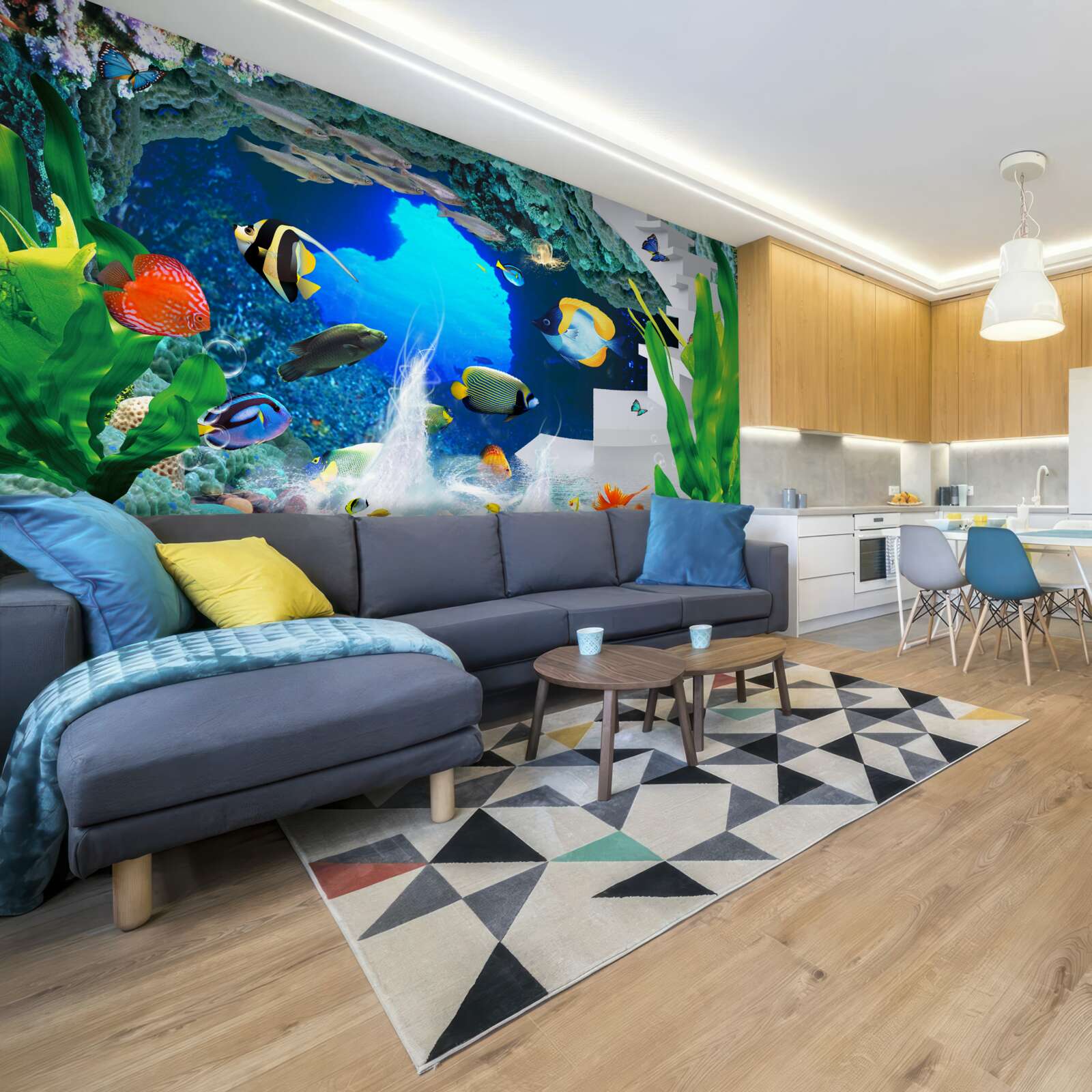 Фотошпалери мешканці підводних глибин