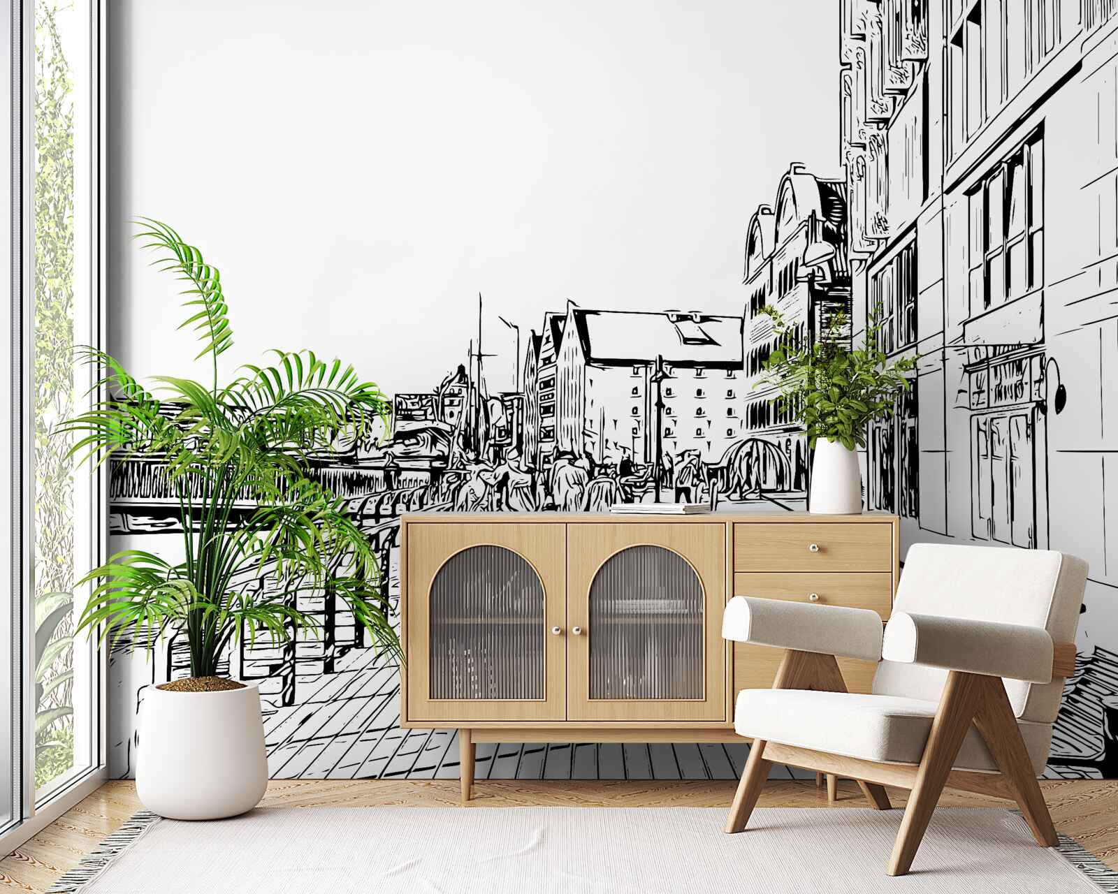 Фотошпалери мальовнича набережна, яку видно на фото