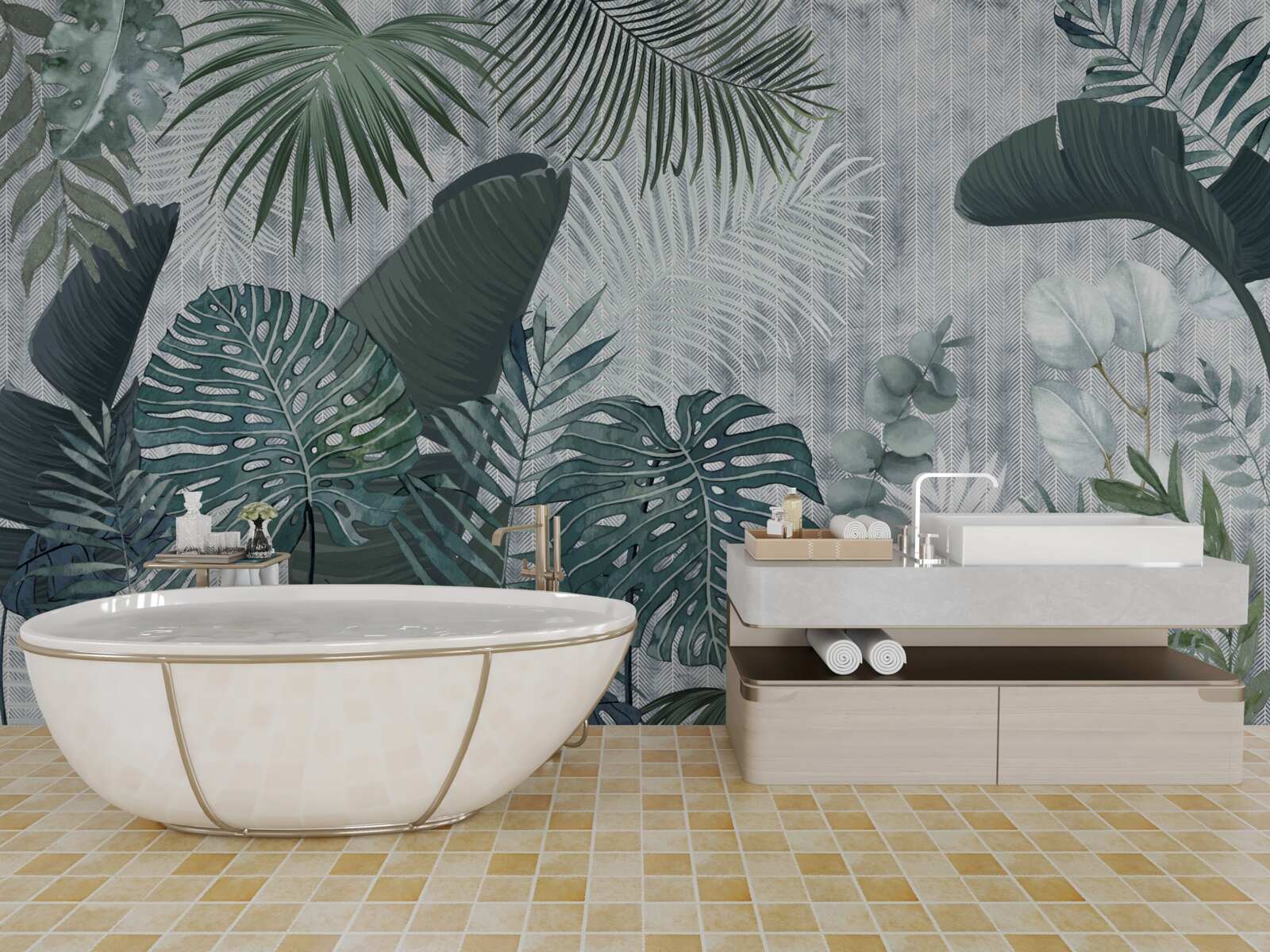 Фотошпалери родючість рослин у джунглях