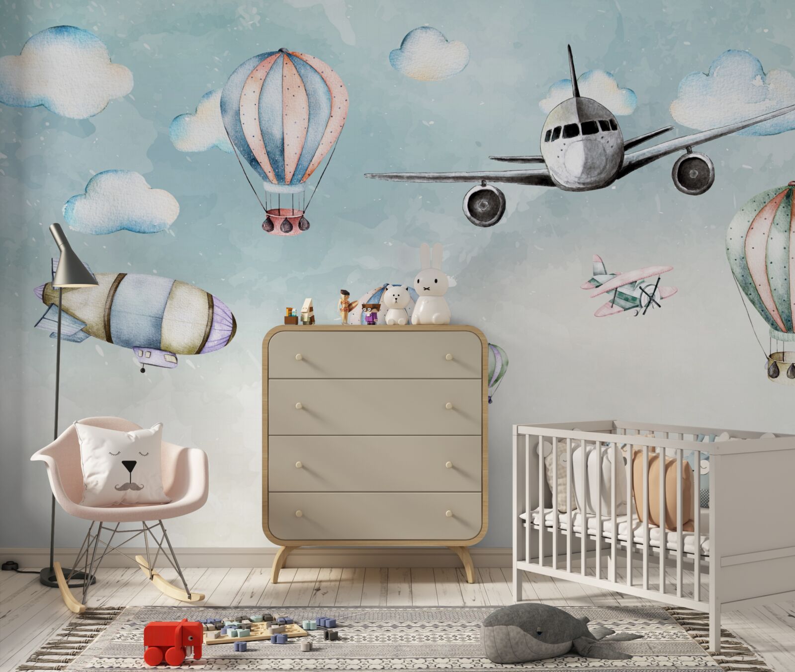 Фотошпалери різні види повітряного транспорту