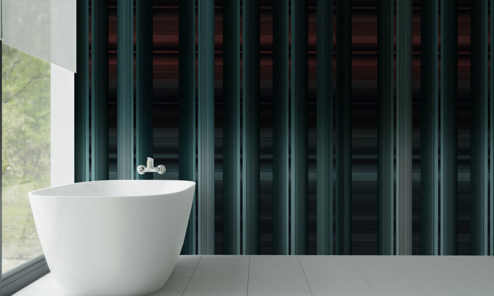 Фотошпалери вертикальні смуги нескінченного векторного типу