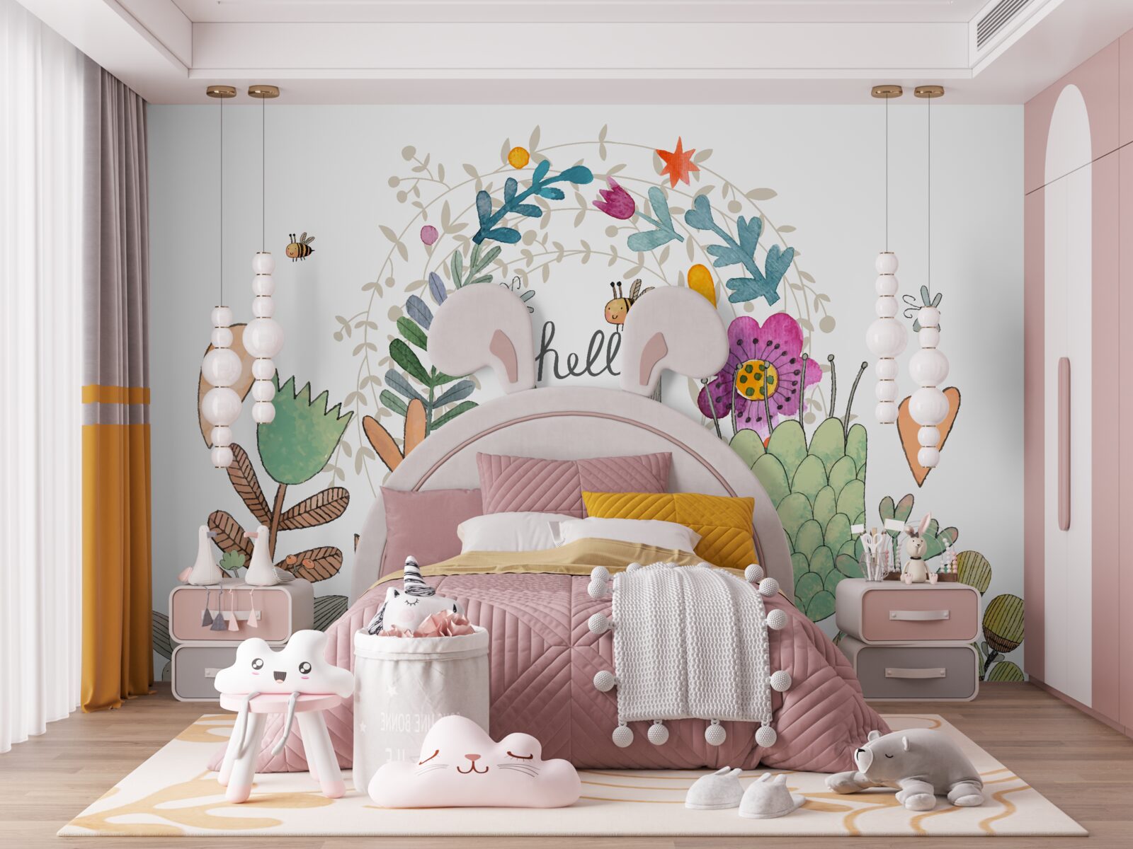 Фотошпалери зображені рослини і тварини