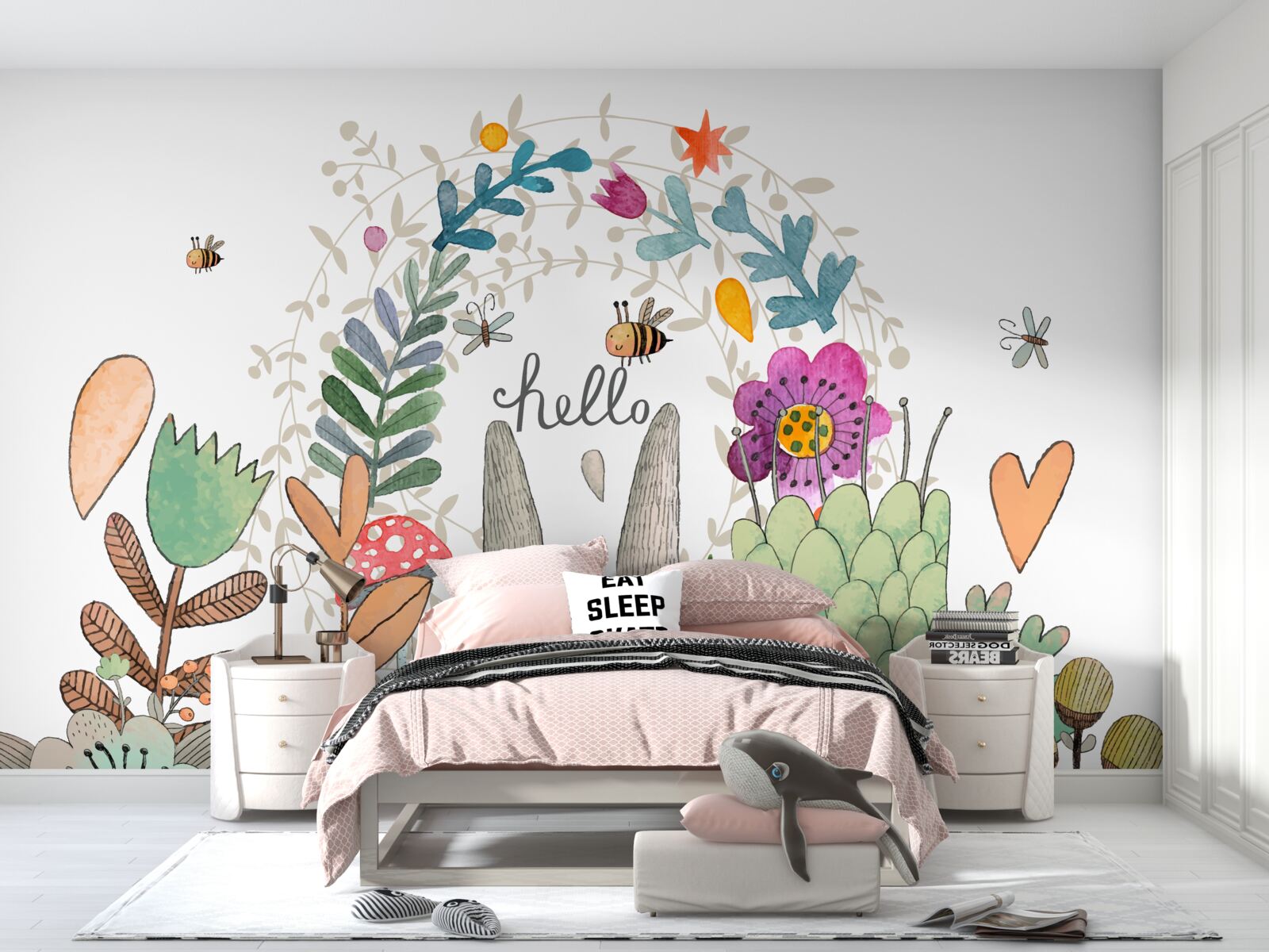 Фотошпалери зображені рослини і тварини