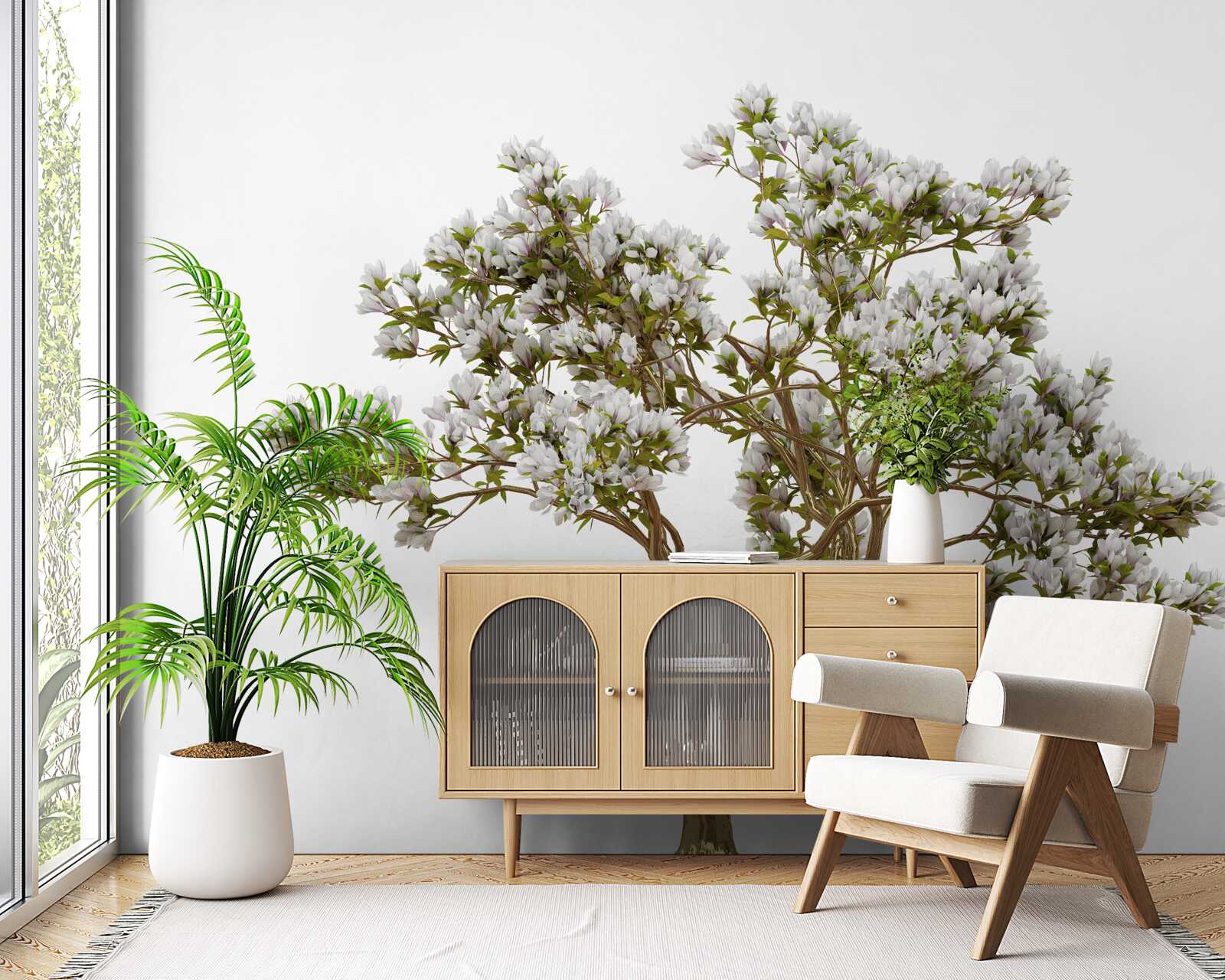 Фотошпалери одиночний бонсай має витончену красу