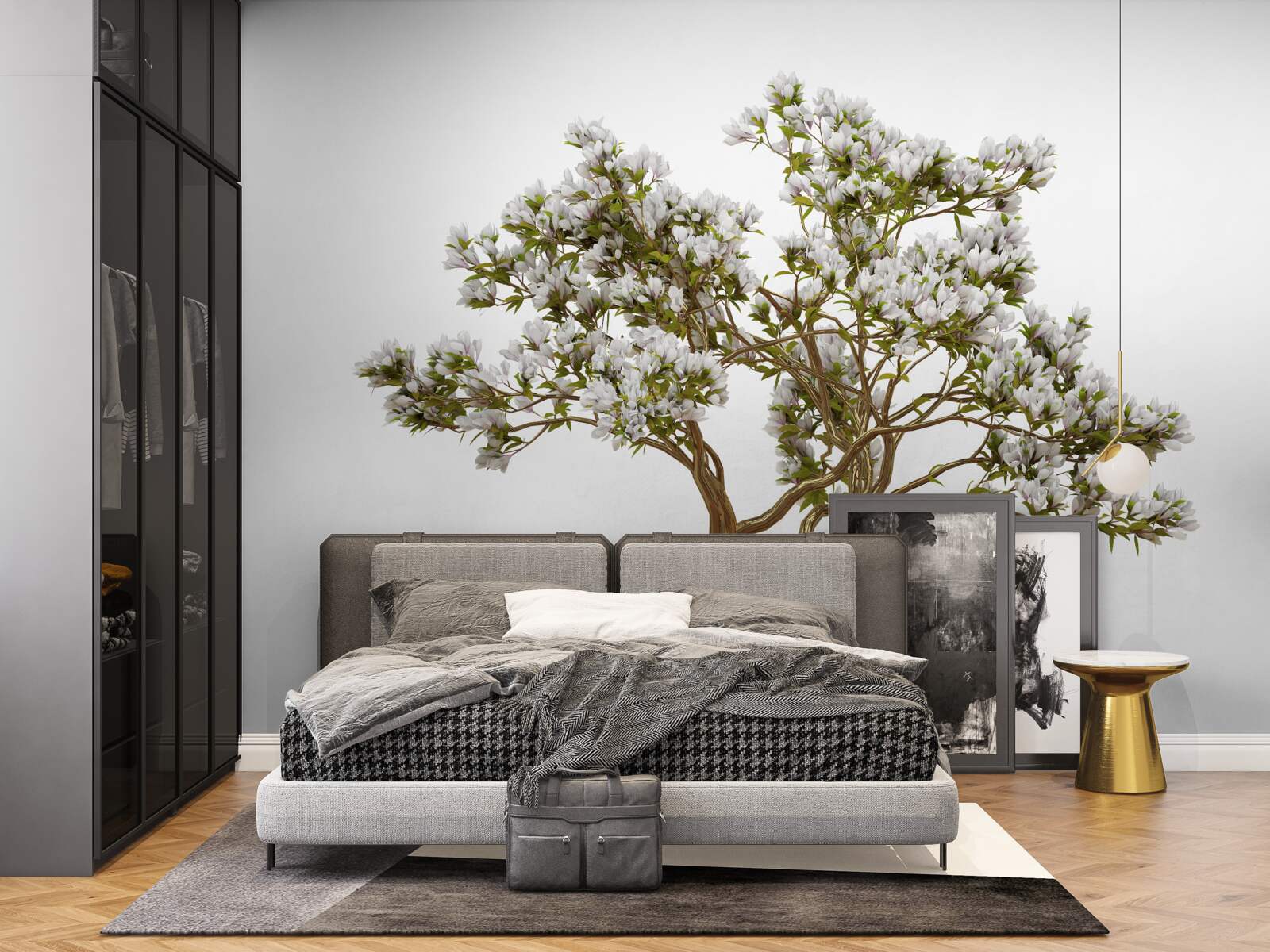 Фотошпалери одиночний бонсай має витончену красу