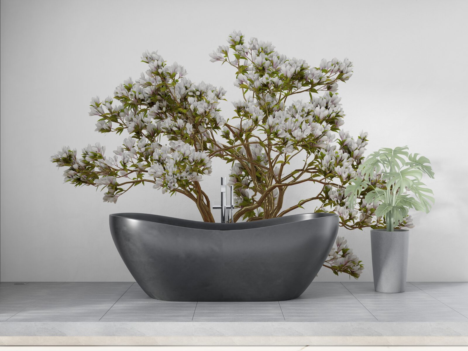 Фотошпалери одиночний бонсай має витончену красу