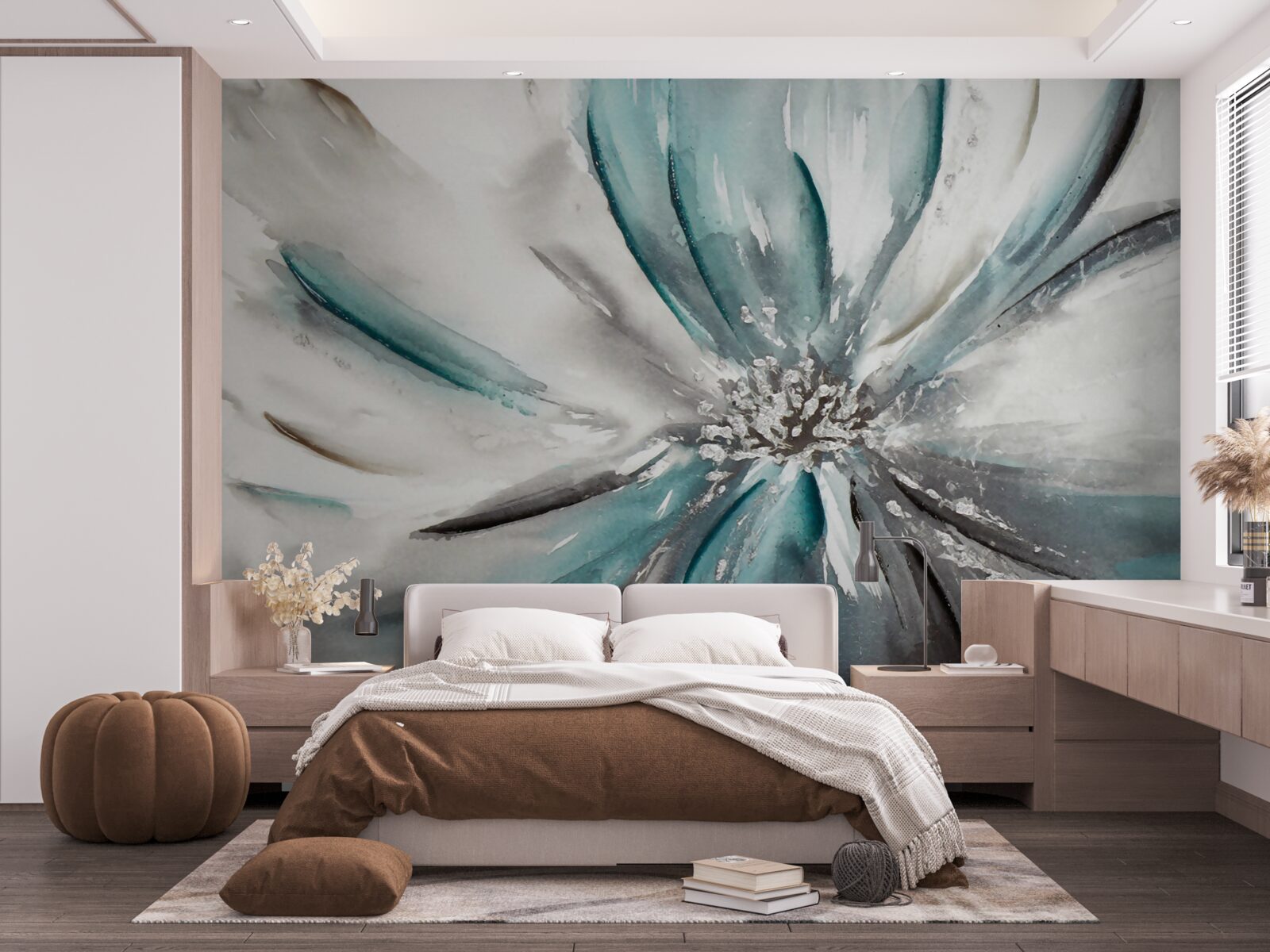 Фотошпалери ніжні пелюстки розкритого бутона