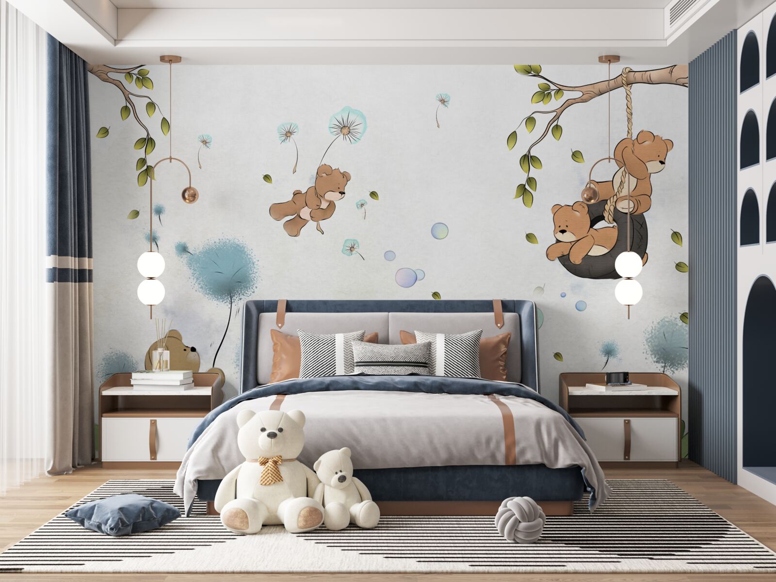 Фотошпалери малюки граються