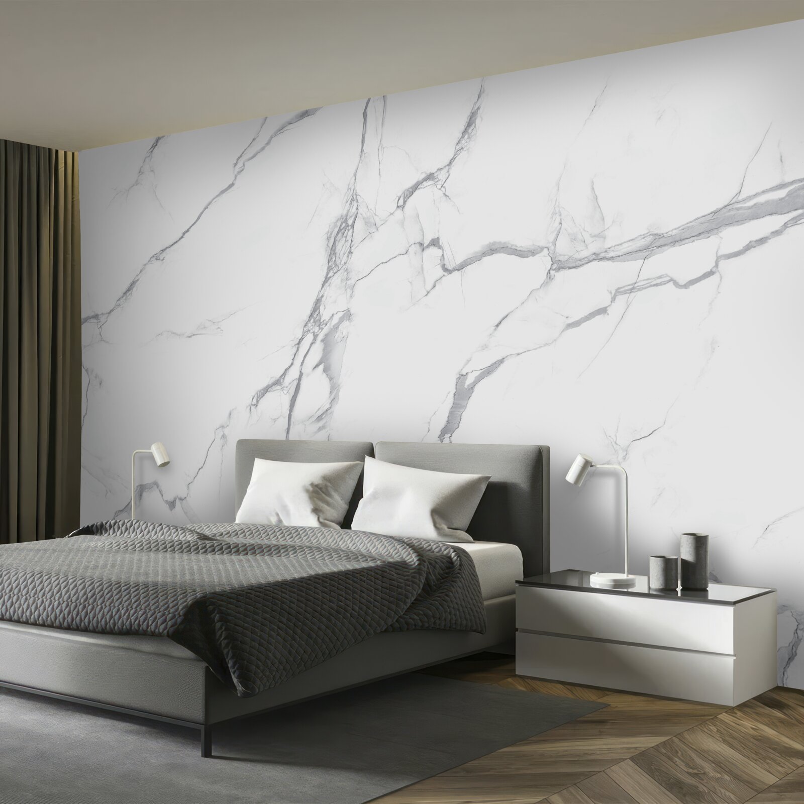 Фотошпалери потужний шторм на легких хмарах