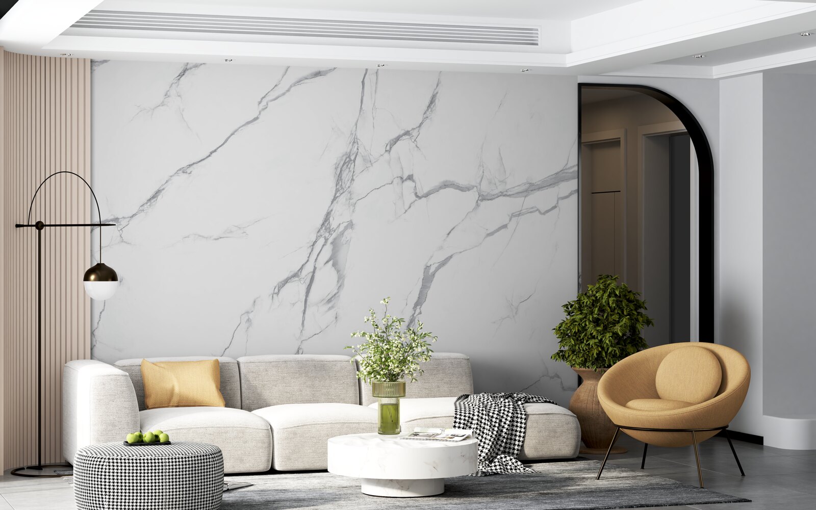 Фотошпалери потужний шторм на легких хмарах