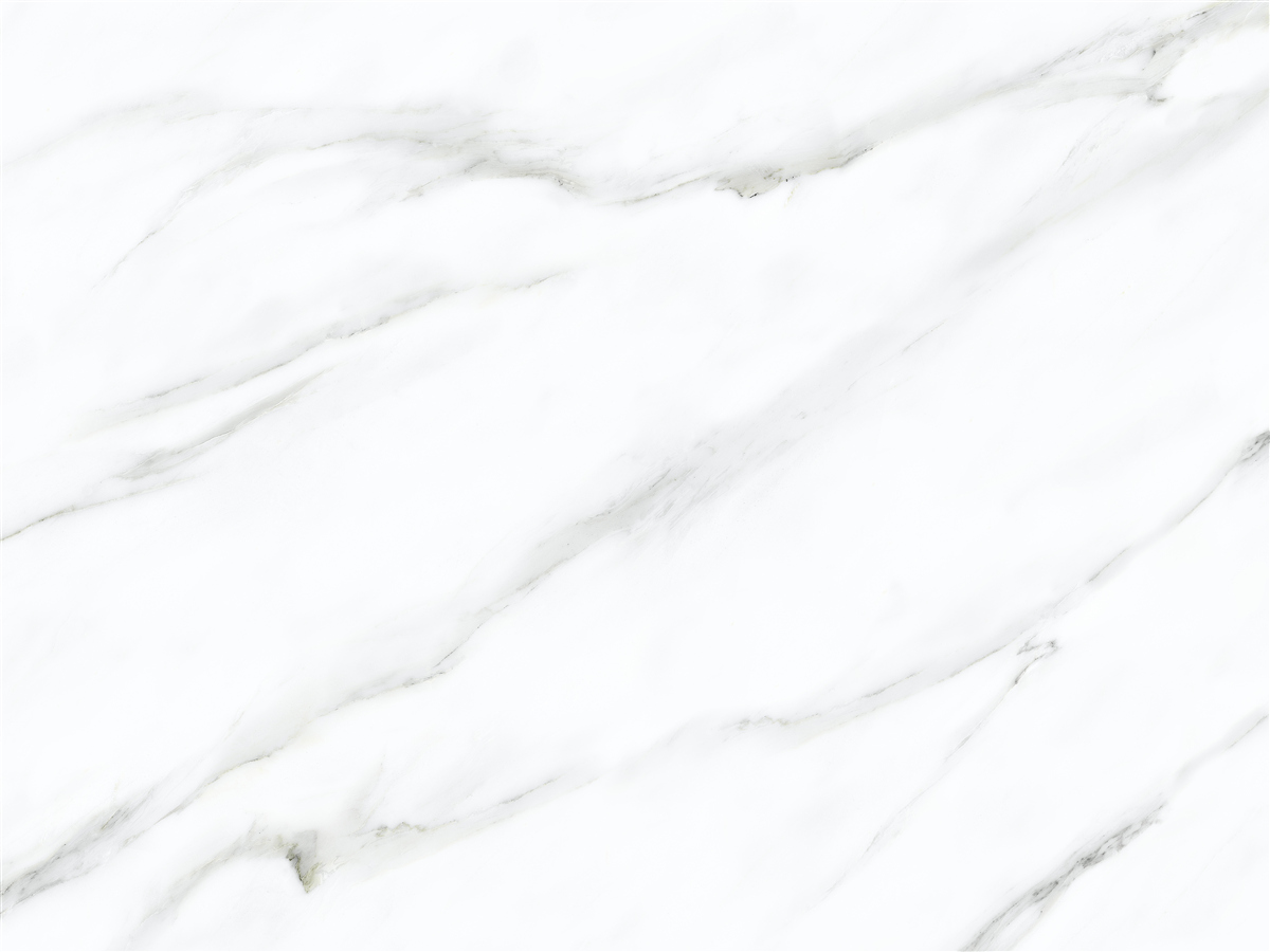 Фотошпалери Білосніжний мармур з сірими хвильовими візерунками