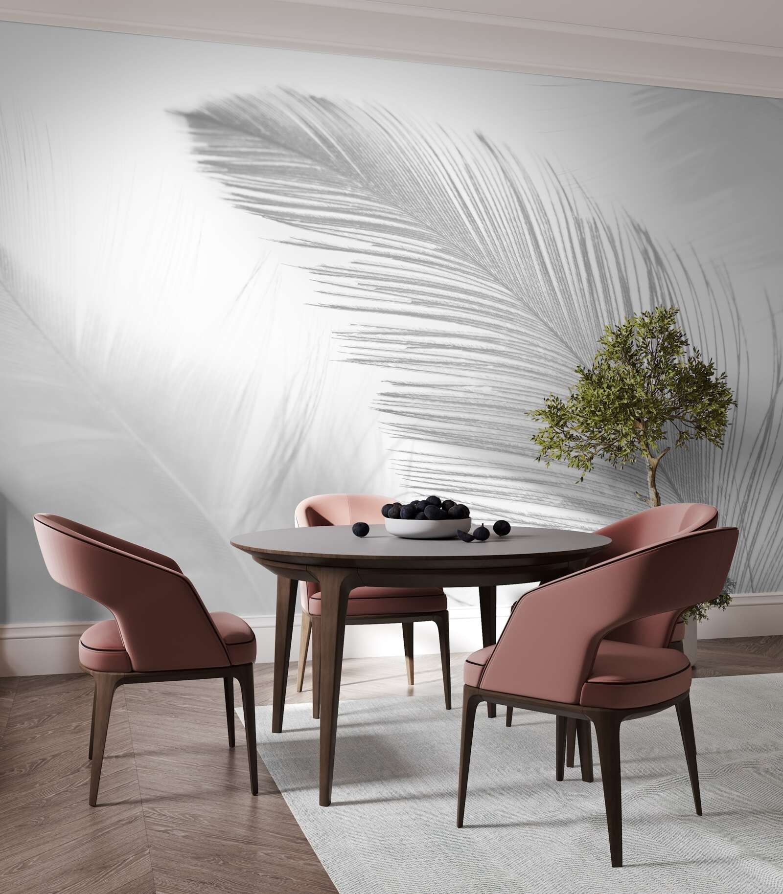 Фотошпалери два великих яскравих пера