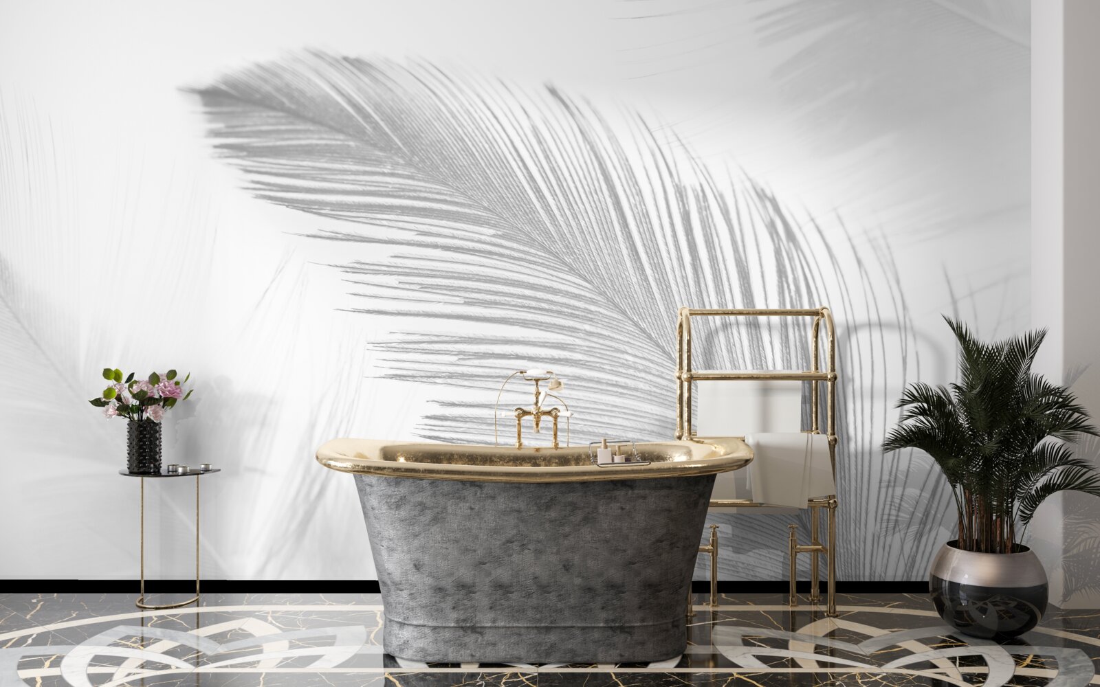 Фотошпалери два великих яскравих пера