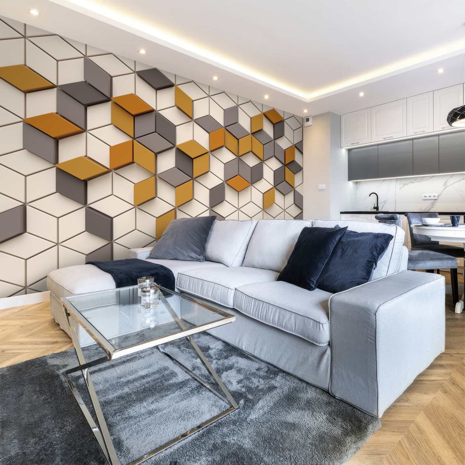 Фотошпалери блоки з різними краями