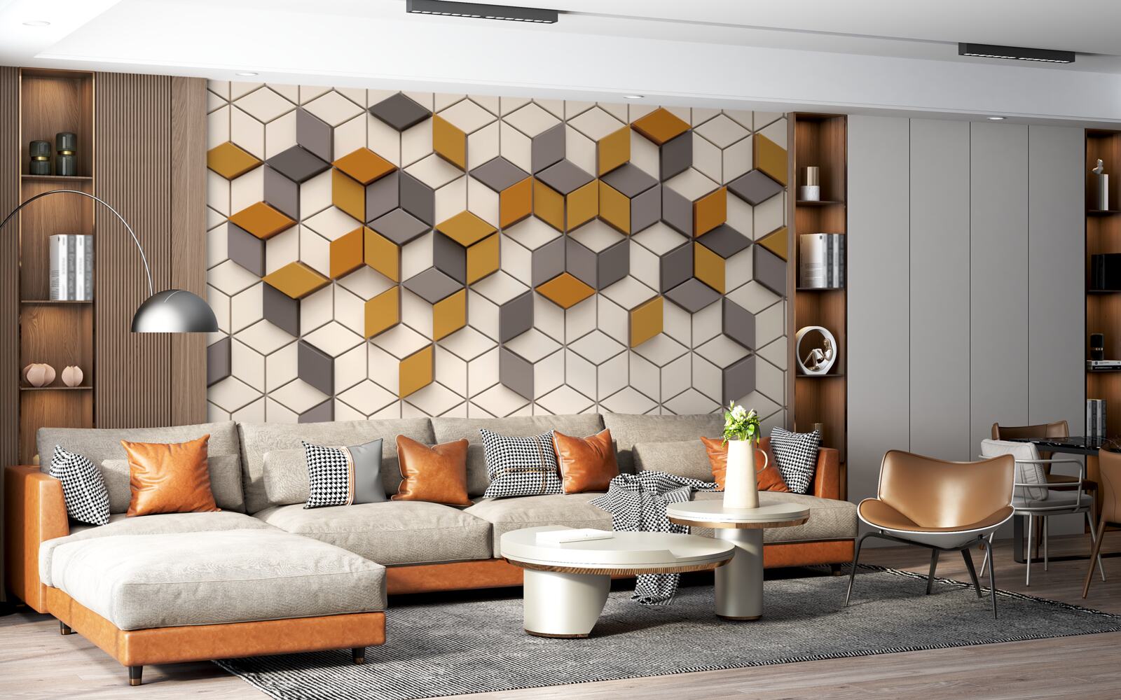 Фотошпалери блоки з різними краями